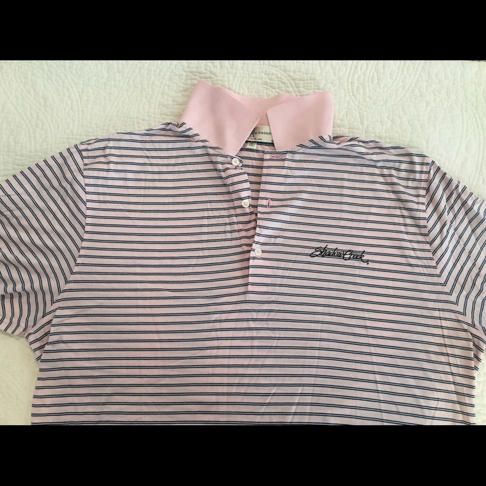 Pink Shadow Creek golf shirt XL Fairway & Greene